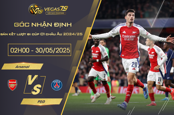 Nhận định Arsenal vs PSG lúc 02h00 ngày 30/4
